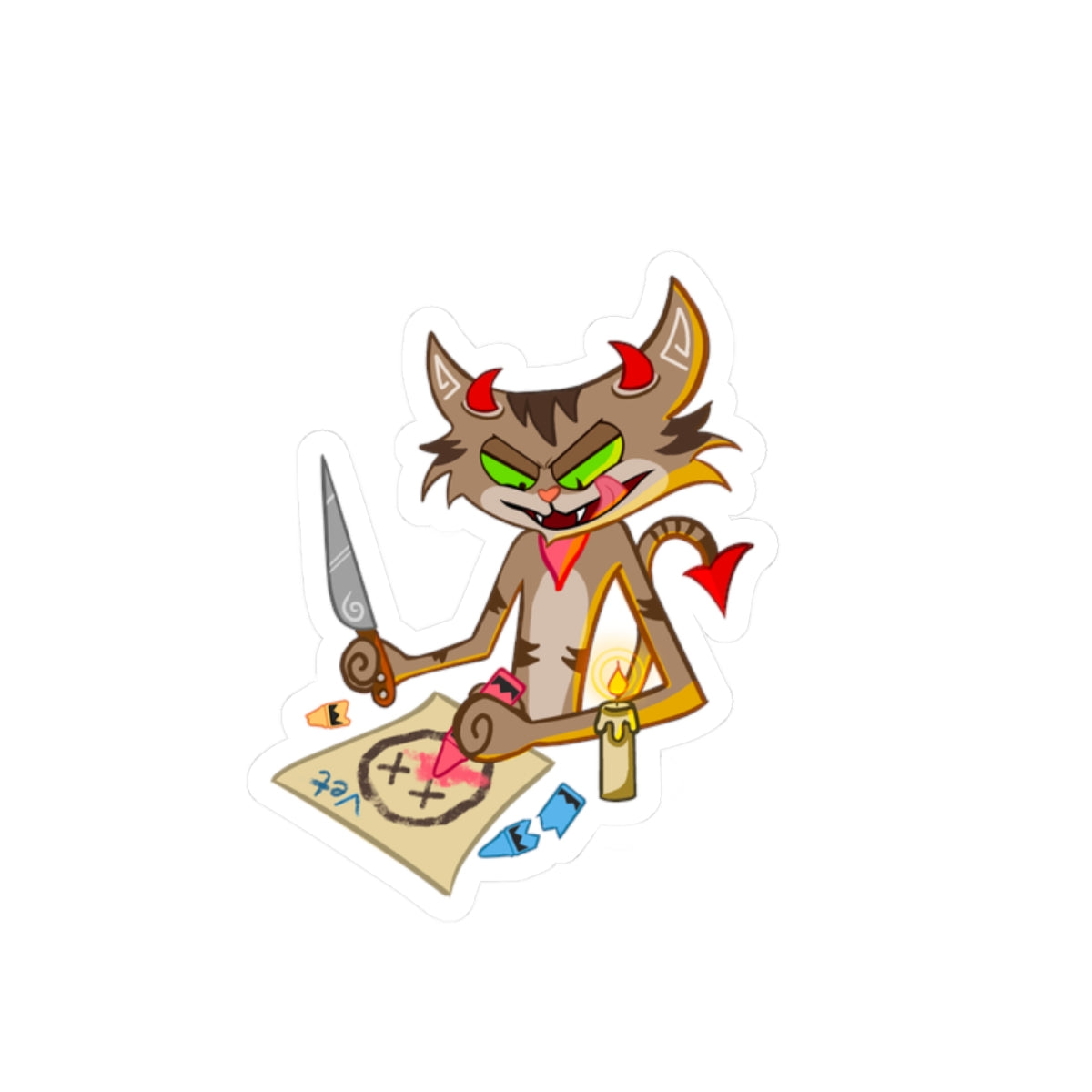 Pepper's Threat Sticker