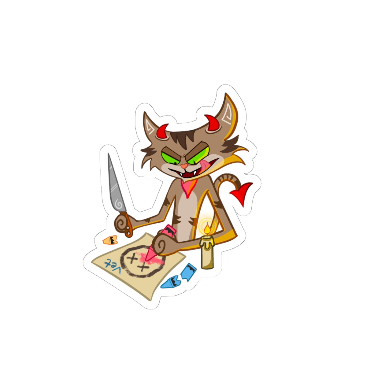 Pepper's Threat Sticker